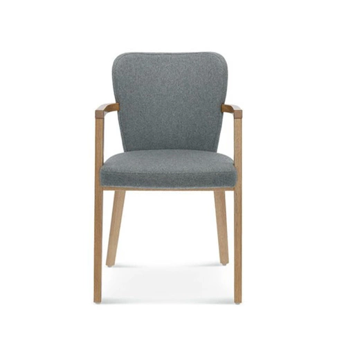 Jídelní čalouněná židle s područkami Fameg Lava buk moderní na míru