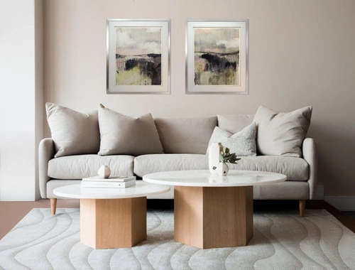 Koberec do obýváku Sabbia Beige 200x300 moderní snadno čistitelný protiskluzový Carpet Decor