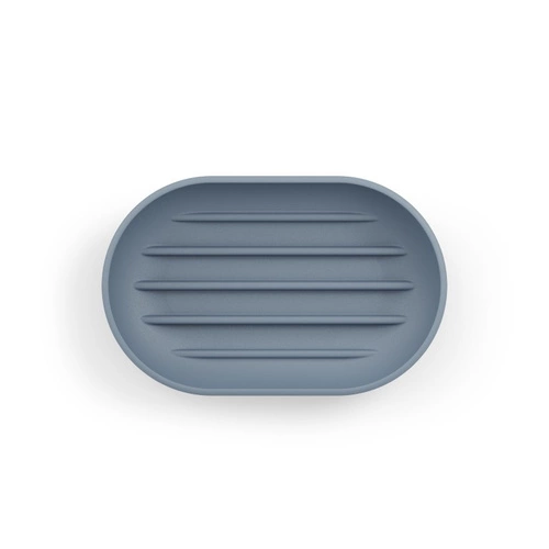 Mýdlenka Touch modrá z plastu do koupelny Umbra snadné čištění