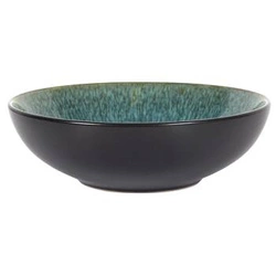 Hluboký talíř na polévku Elia 18,5 cm zelený moderní keramický Intesi do jídelny