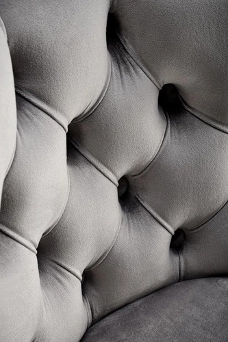 Barová židle Charlotte Velvet šedá sametová otočná s nastavitelnou výškou do kuchyně a k ostrůvku Intesi