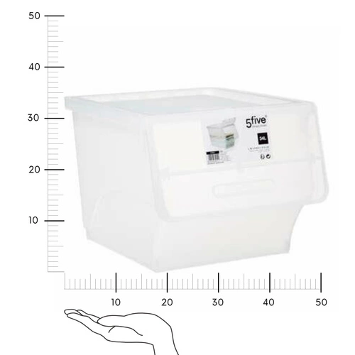 Úložný box 34L s předním otvorem