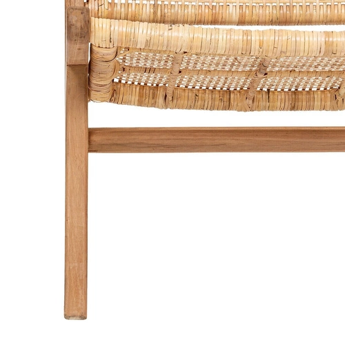 Ratanové křeslo Timor boho do obýváku Atmosphera – přírodní relaxační křeslo na vysokých nohách