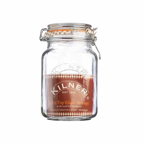 Sklenice 1,5 l, Square Clip Top Jar KILNER