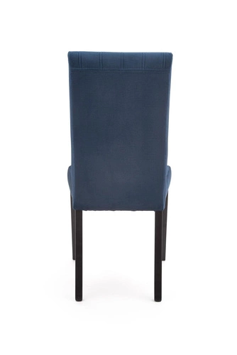 Čalouněná jídelní židle Arizona, modrá, s dřevěnými nohami do jídelny a obýváku Intesi