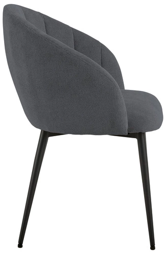 Jídelní židle Daniella Actona čalouněná antracitová s područkami moderní