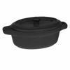 Keramická zapékací miska černá Atmosphera oválná 8,5x11 cm na zapékání