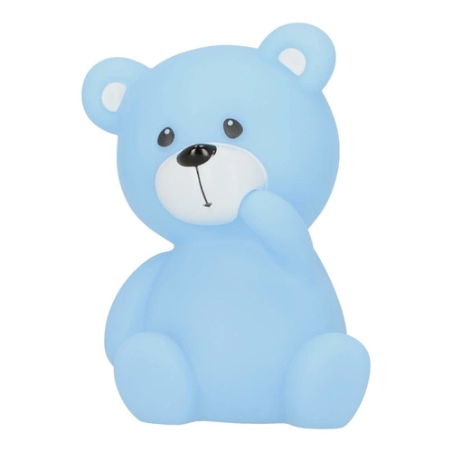 Dětská noční lampička Teddy Bear modrá moderní bezdrátová do dětského pokoje Atmosphera