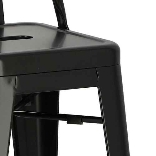 Barová židle Paris Back Short 67 cm kovová s opěrkou, personalizovaná, moderní do kuchyně D2.DESIGN