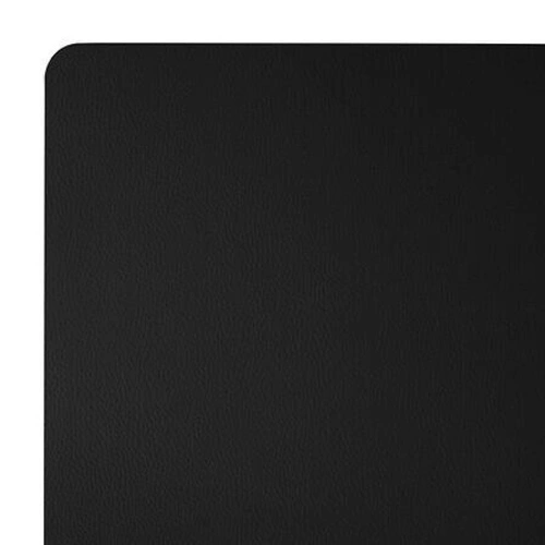 Černá prostírka na stůl Tenor 45x30 cm moderní obdélníková do jídelny