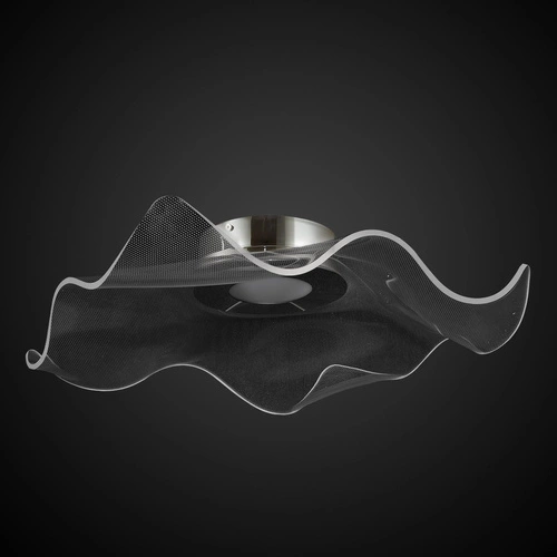 LED stropní svítidlo Velo no.2 chrom 50 cm glamour moderní do obýváku a ložnice ALTAVOLA DESIGN