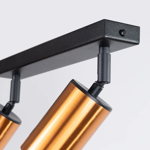 Stropní svítidlo WINX 2 černé měď moderní kovové do obýváku a ložnice SOLLUX