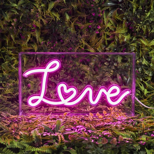 LED noční lampička Love moderní bezdrátová dekorativní bílá do dětského pokoje Intesi