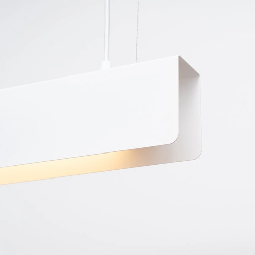 Moderní závěsné svítidlo SPARK bílá, výškově nastavitelné, do obýváku, kuchyně nebo nad ostrůvek 100 cm