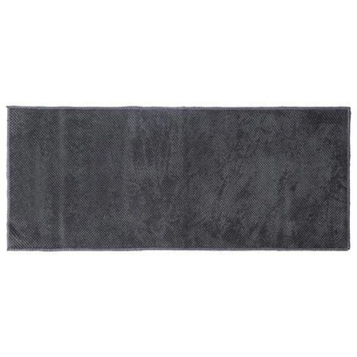 Koberec z mikrovlákna 50x120 cm šedý