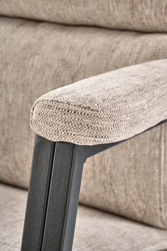 Ergonomická kancelářská židle Nurah béžová moderní s područkami na kolečkách TILT