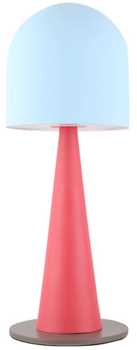 Kovová noční lampička Visby modrá moderní do ložnice a dětského pokoje Ledea