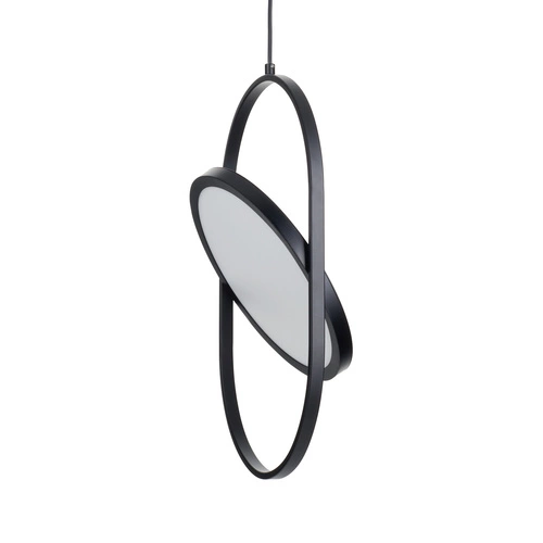 Závěsné LED svítidlo ELIPSE M černé 45 cm moderní do obýváku a nad stůl Step into Design