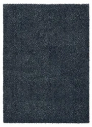 Modrý vlněný koberec shaggy do obýváku Shaggy Quartz 140x200 měkký Carpets&More