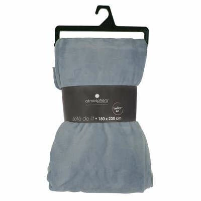 Modrá flanelová deka 180x230cm