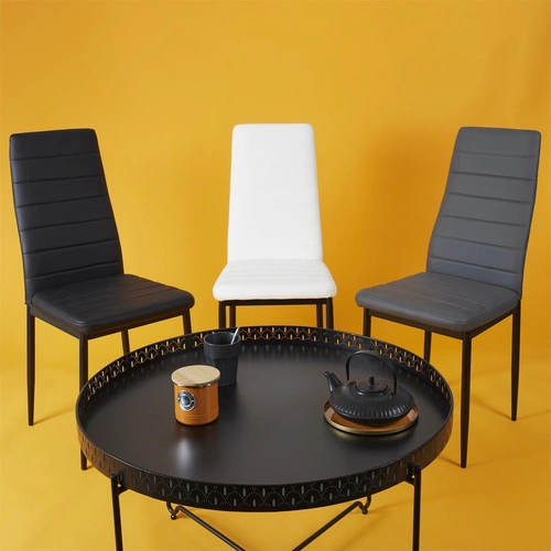 Kulatý konferenční stolek Modes černý kovový moderní loftový do obýváku 78 cm Intesi