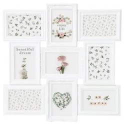 Fotorámeček Suzy 9 fotografií bílý