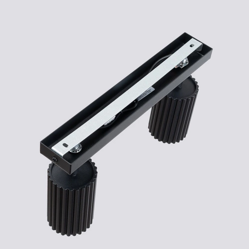 Moderní černé stropní svítidlo Karbon 2 do obýváku a ložnice s nastavitelným stínidlem