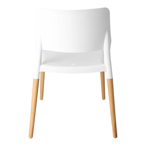 Jídelní židle Cole inspirovaná Ecco bílá skandinávská stohovatelná snadné čištění