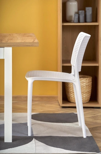 Rozkládací jídelní stůl Tiago 90-125x90 moderní dub přírodní bílý Intesi