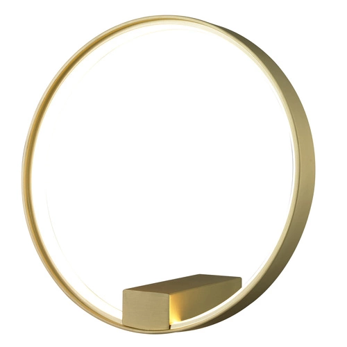 Nástěnné LED světlo ACIRCULO zlaté 30 cm moderní lampa na zeď do obýváku a ložnice