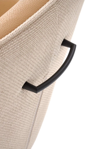 Otočná židle Connery Intesi čalouněná do jídelny a obýváku skandinávská s područkami