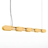 Závěsné LED svítidlo CHAIN 158 žluté moderní nad ostrůvek