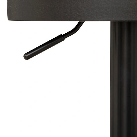 Kuchyňská barová stolička Ilsa zelená nastavitelná bez opěradla 75 cm