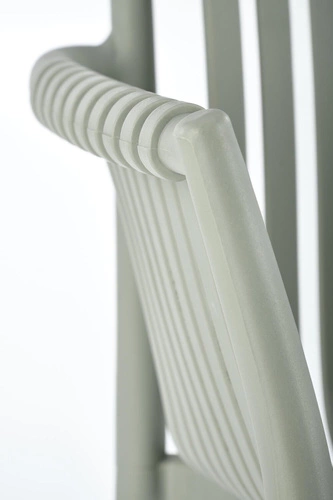 Zahradní plastová židle Nathan Intesi šedá, moderní, snadno čistitelná, stohovatelná