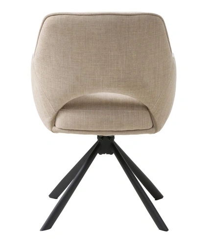 Otočná jídelní židle Cowley čalouněná s područkami