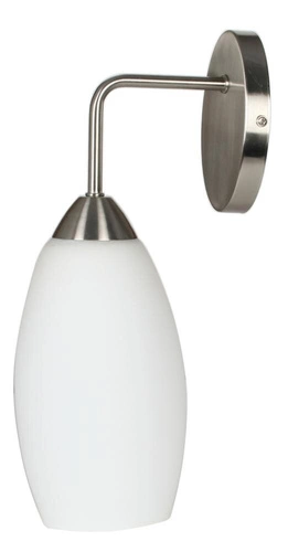 Nástěnné svítidlo Modus bílý nikl sklo klasické do obýváku a ložnice CANDELLUX LIGHTING