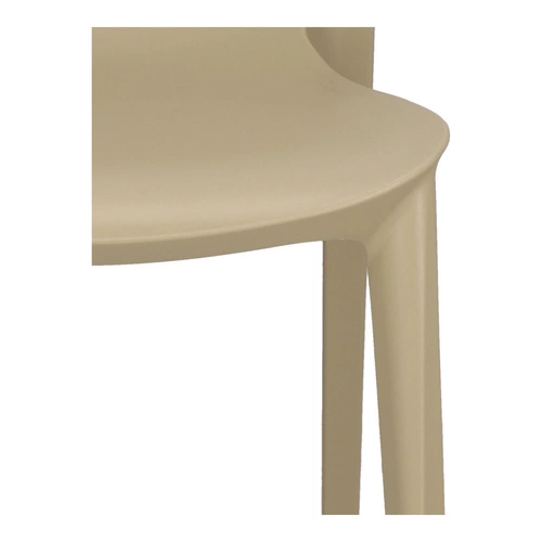 Zahradní židle Ginevra SCAB Design šedá moderní plastová stohovatelná na zahradu