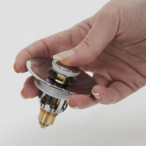 Univerzální zátka do dřezu Intesi 6 cm chromovaný kov do kuchyně a koupelny moderní