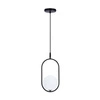 Závěsná lampa Cordel 1x28W G9 černá