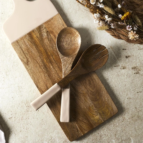 Sada příborů z mangového dřeva Dunen