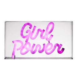 Lampička Girl Power Neon LED