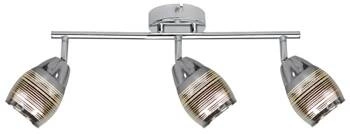 Stropní svítidlo Milton strip 3x10W E14 chrom