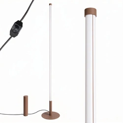 Stojací lampa do obývacího pokoje TRANG mocca moderní LED 4000K