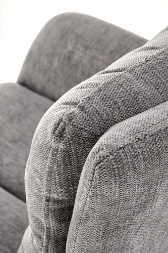 Otočná židle Ophelia šedá čalouněná do obýváku a kanceláře s područkami Intesi