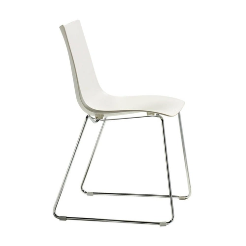 Jídelní židle Zebra Sledge SCAB Design moderní bílá stohovatelná snadno čistitelná
