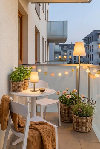 Světelný řetěz Atmosphera retro barevný LED 20 koulí do interiéru 340 cm na elektřinu