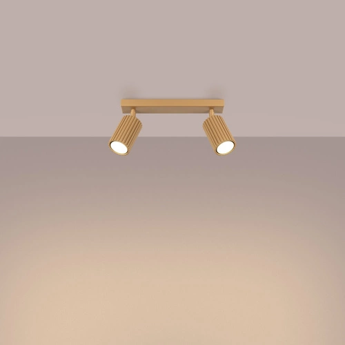 Stropní svítidlo KARBON 2 zlaté moderní glamour do obýváku s nastavitelným stínidlem