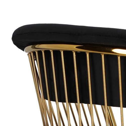 Židle Feeny Velvet černá