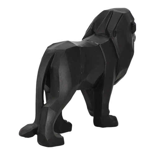 Origami figurka lva černá