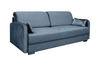 Moderní rozkládací pohovka Coria pro 3 osoby s funkcí spaní do obývacího pokoje modrá